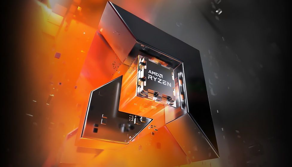 AMD Ryzen processor close-up