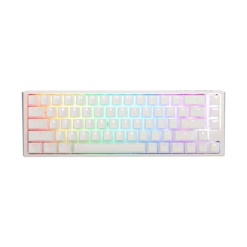 Ducky One 3 SF 65% Pure White Hotswap RGB Mechanical Keyboard