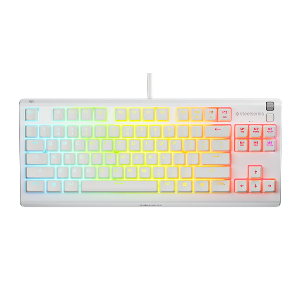 SteelSeries Apex 3 TKL Gaming Keyboard - White