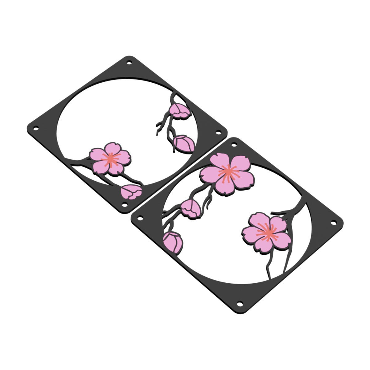 Sakura Fan Grill Twin Pack