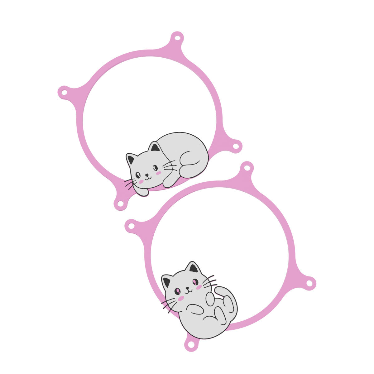 Cat Fan Grills Twin Pack