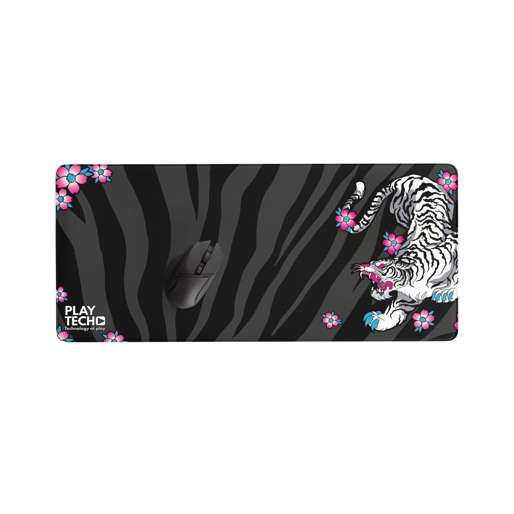 Neon Tiger XXL Gaming Mousepad