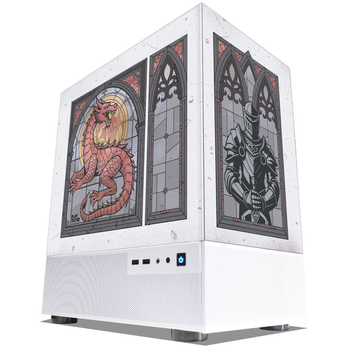 Raider RX 9060 XT Gaming PC – Cathedral Edition