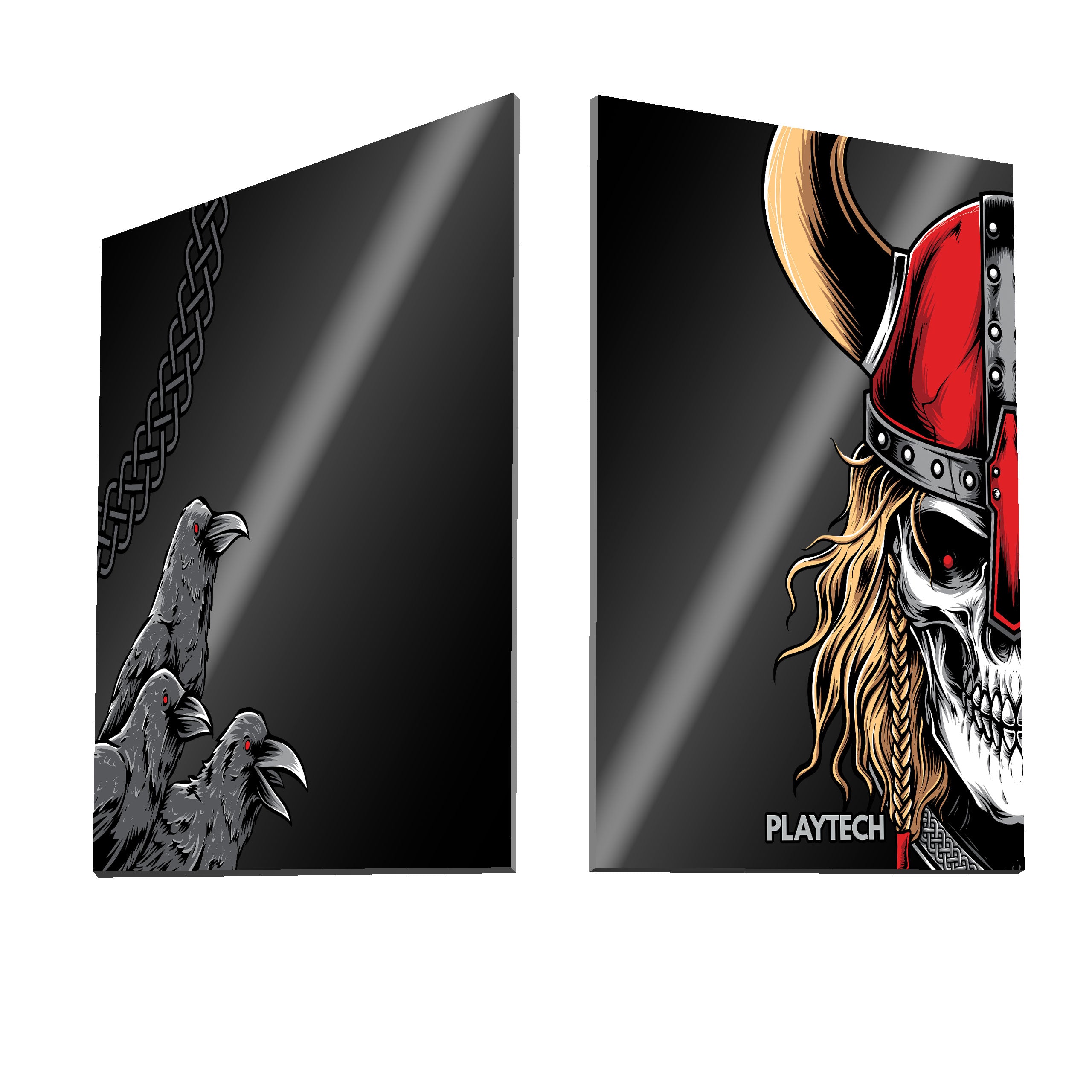 Printed Glass Side Panel Set