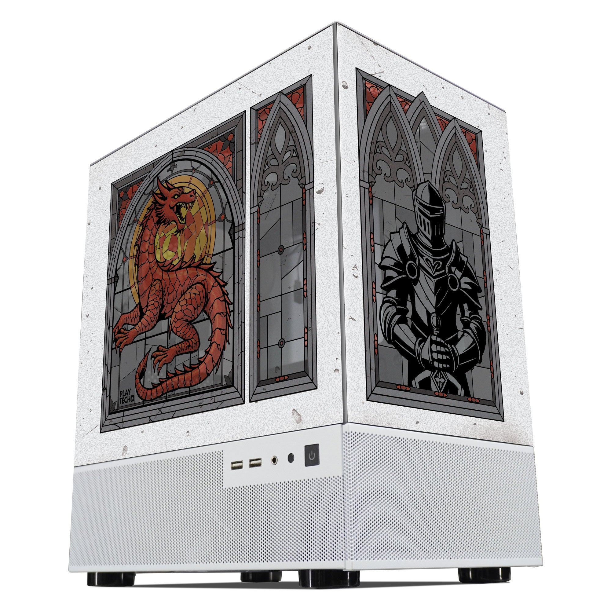 Cathedral (White) M-ATX Case
