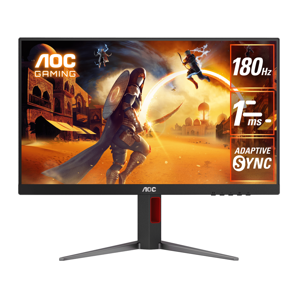 AOC 24G4 24" FHD 180Hz Fast IPS Gaming Monitor