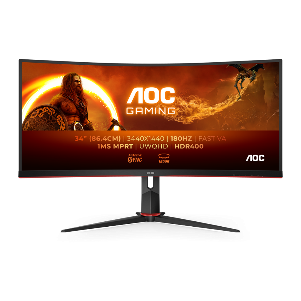 AOC CU34G2XP 34" WQHD 180Hz Gaming Monitor