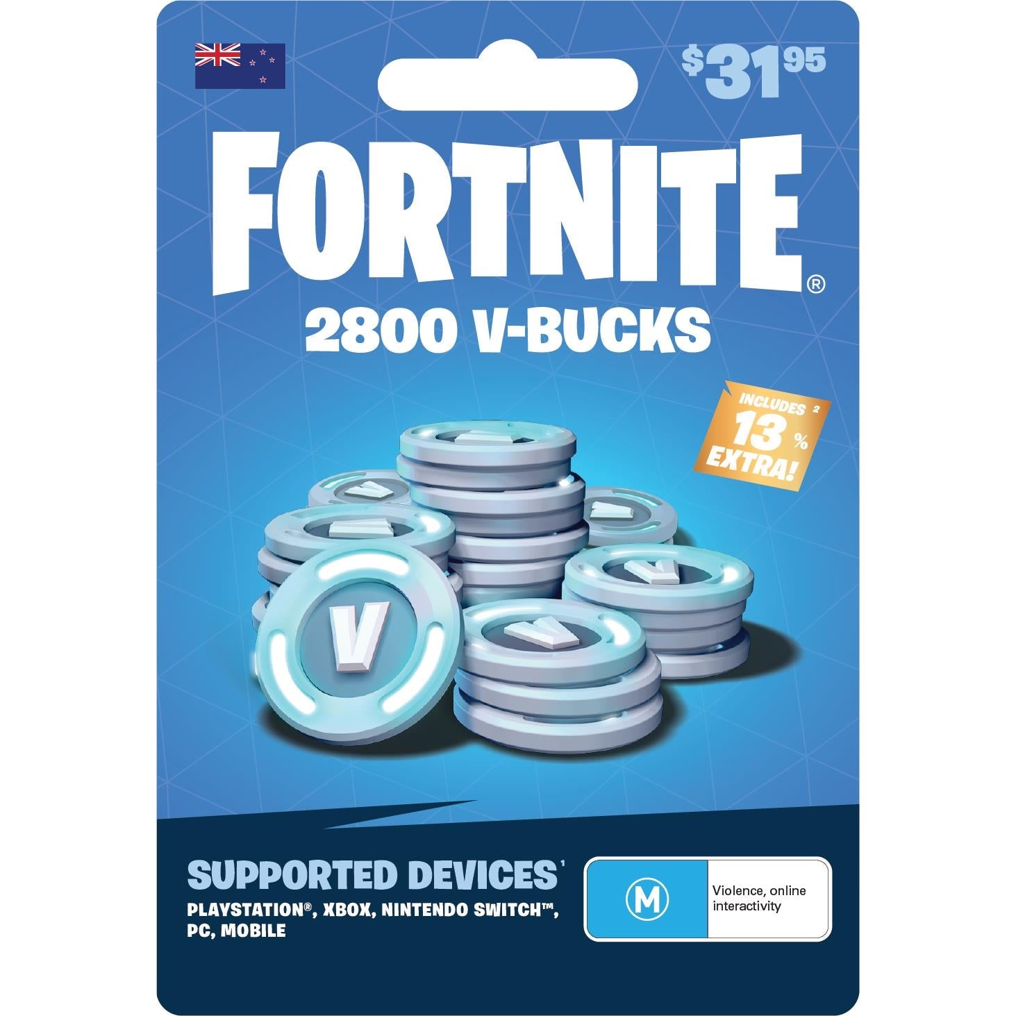 Fortnite 2800 V-Bucks - Digital Processing Fee Included