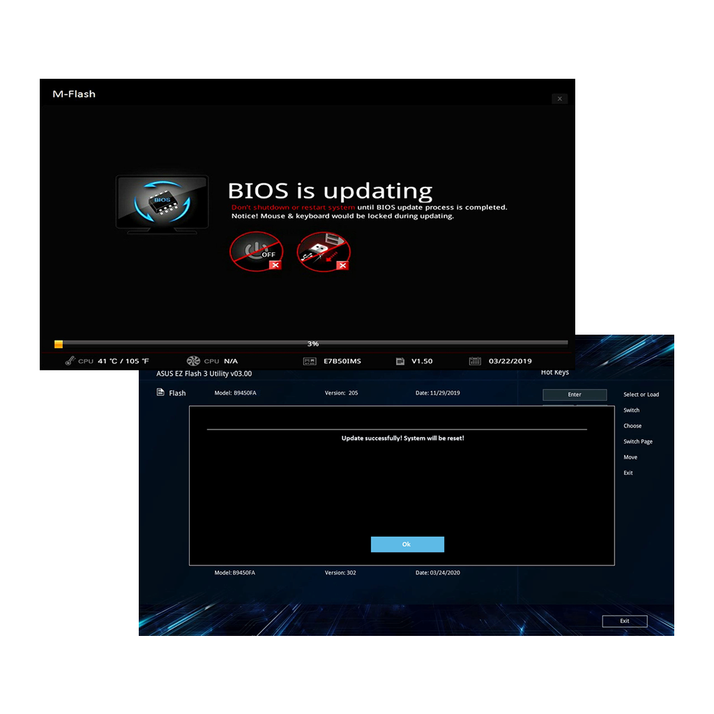 BIOS Update Playtech