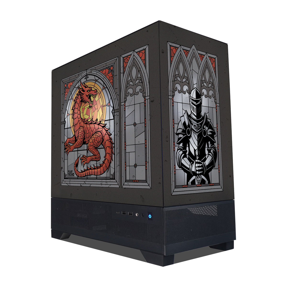 Warrior Pro RX 9070 GRE Gaming PC – Cathedral Edition