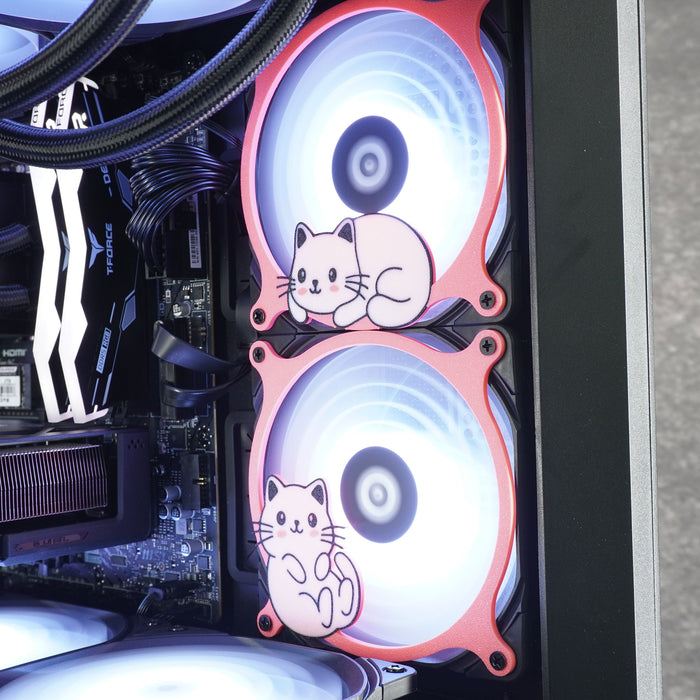 Cat Fan Grills Twin Pack | PC Case Accessory | Playtech NZ