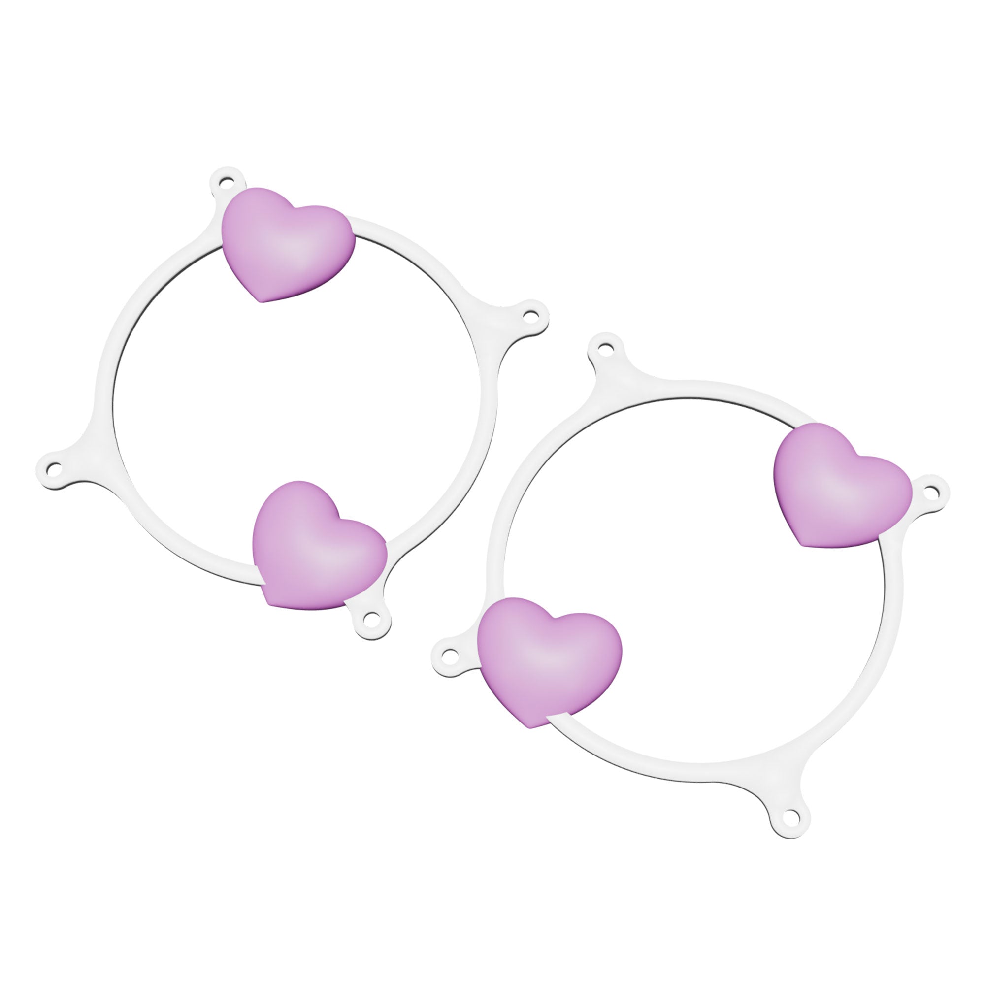 Heart Fan Grill Twin Pack