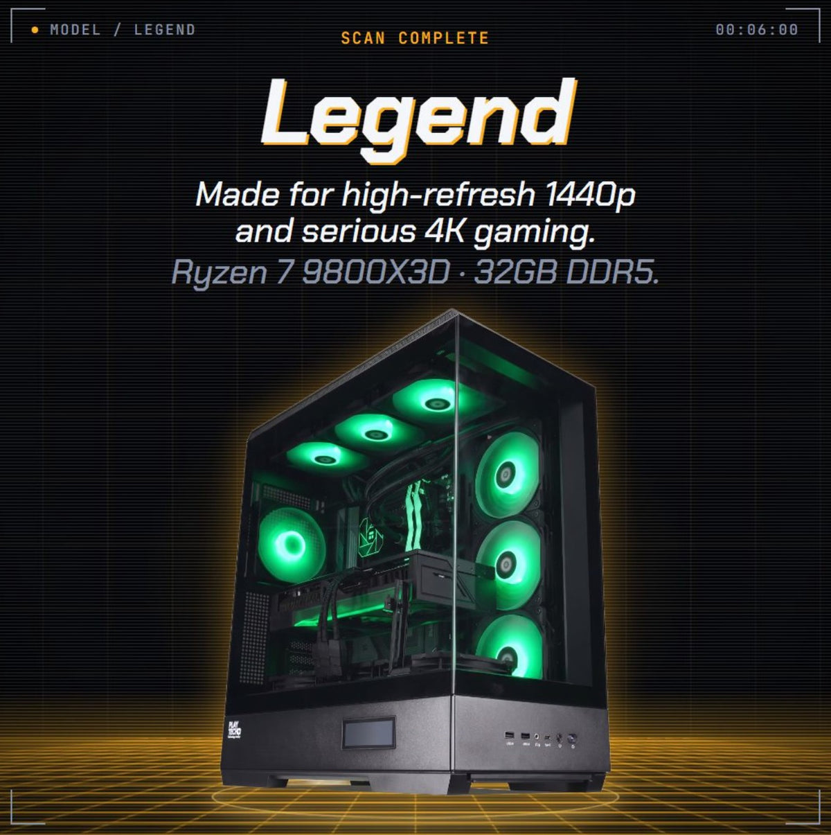 Overview of Legend series gaming PCs
