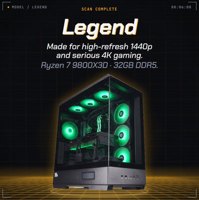 Overview of Legend series gaming PCs