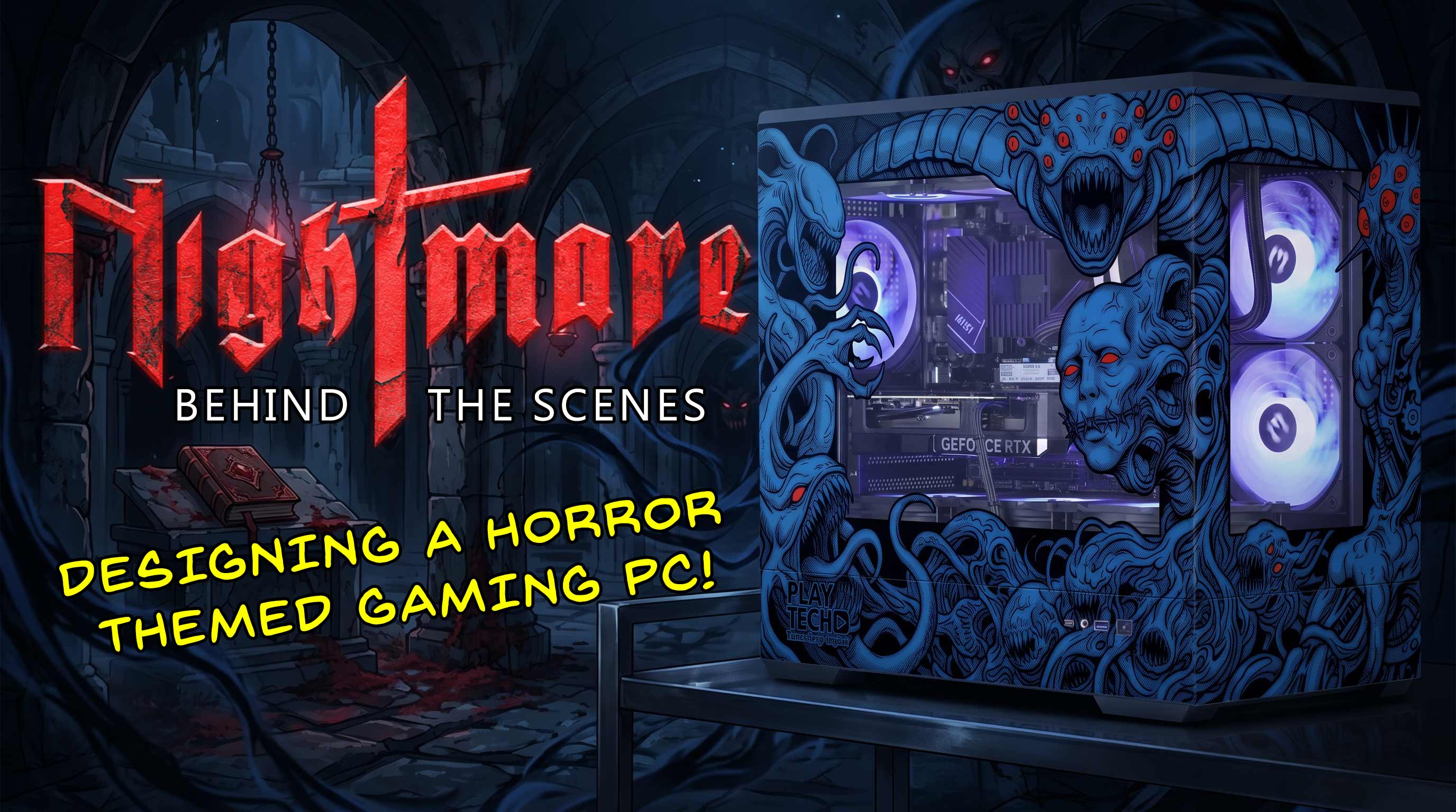 Load video: a behind the scenes video showing how we designed out "nightmare" gaming system.