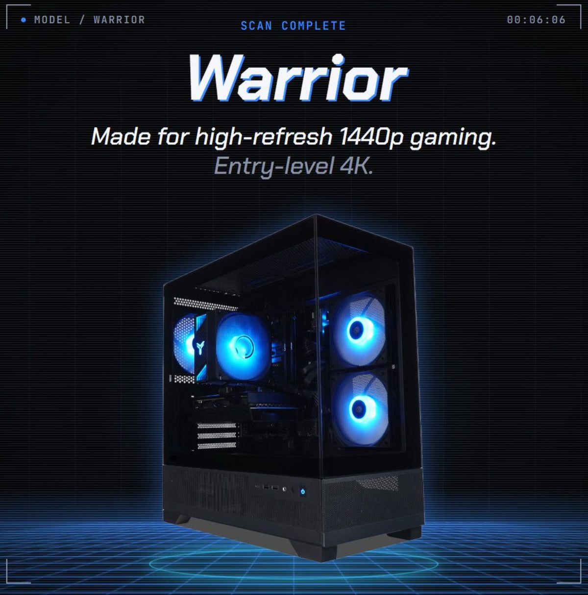 Load video: Overview of Warrior Gaming PCs