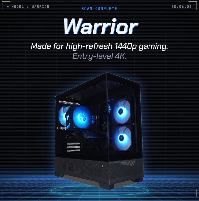 Overview of Warrior Gaming PCs