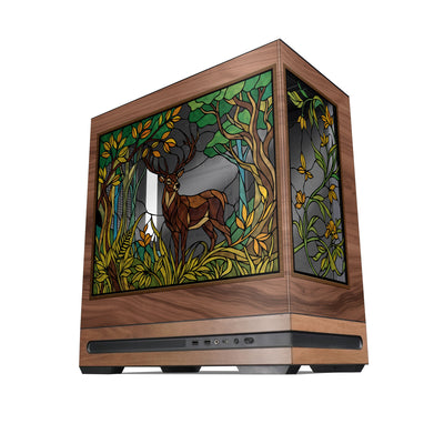 Vitrine Stag Walnut ATX Case