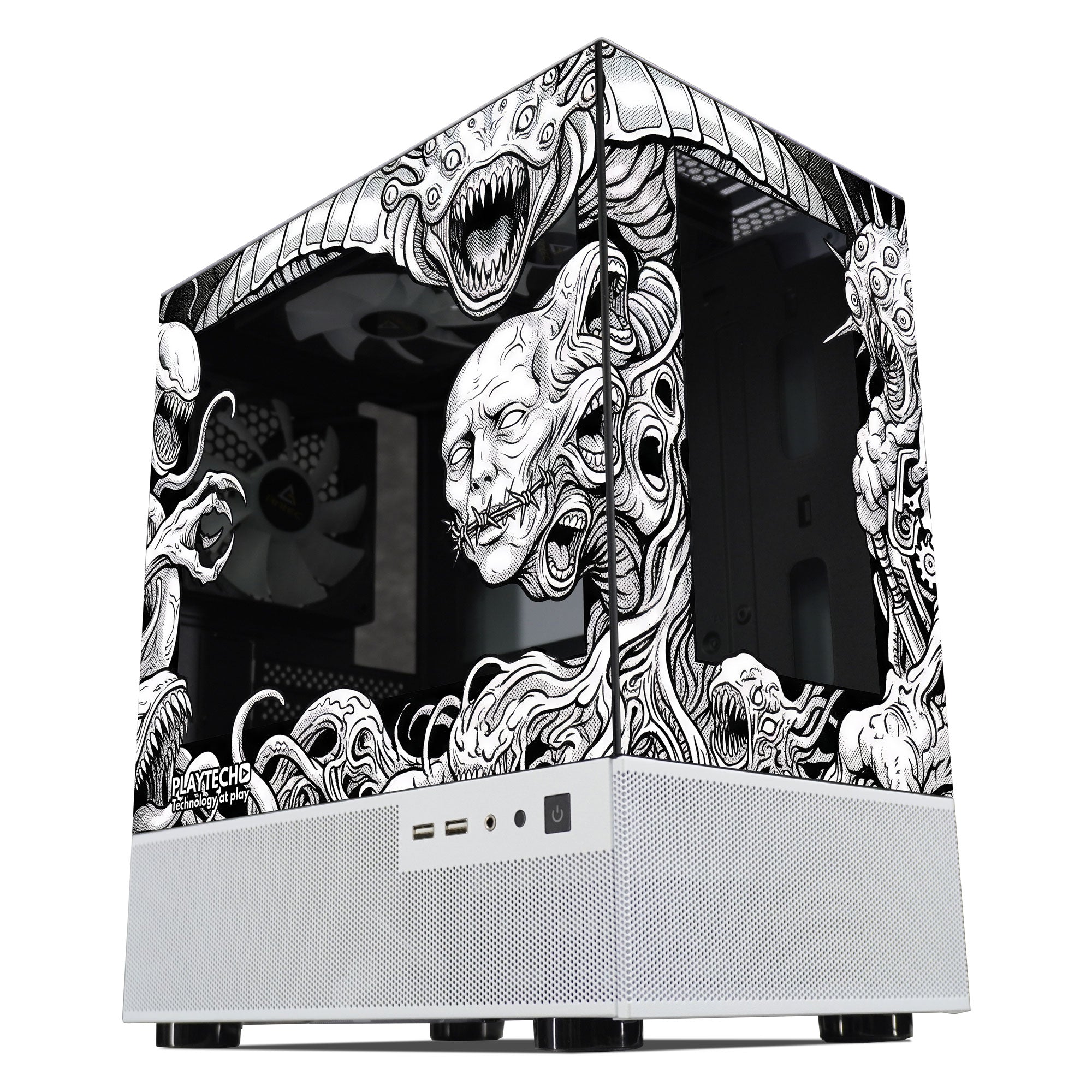 Nightmare (White) M-ATX Case