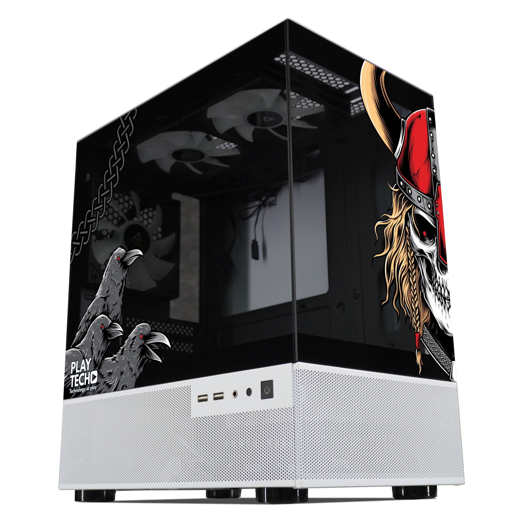 Viking (White) M-ATX Case