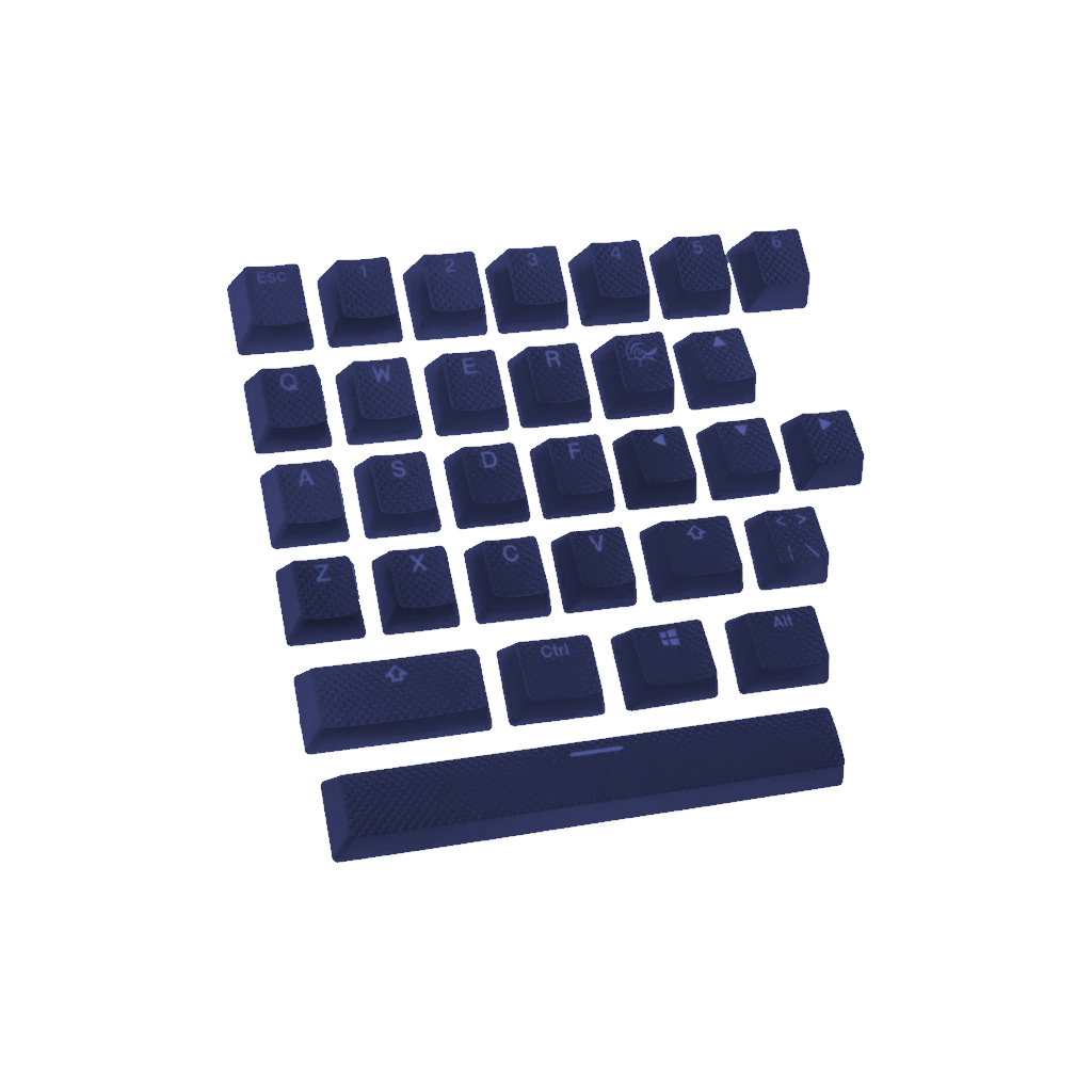 31-Key Rubber Backlit Double Shot - Playtech