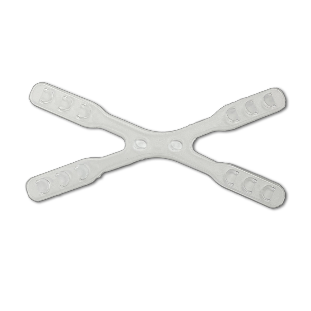 White Cross Earloop Adaptor for Masks (5 Pack) - Playtech