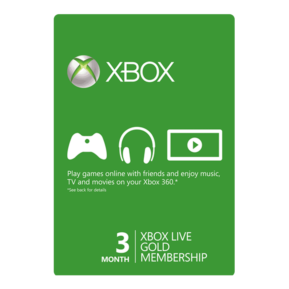 Xbox Live Gold 3 Month - Playtech